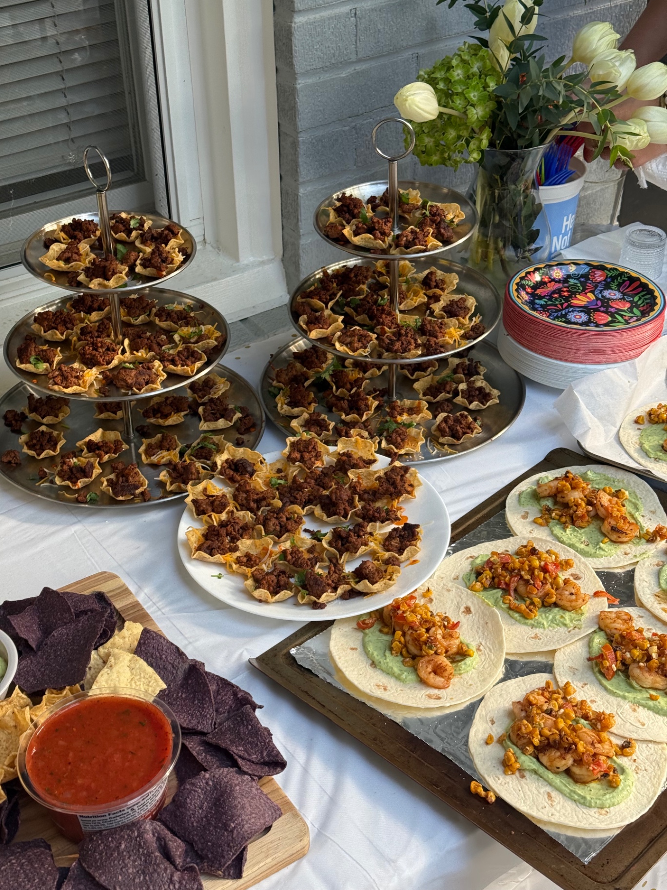 Catered table by George Dotsios